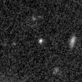 F150W image, 3.2 arcsec across, north up