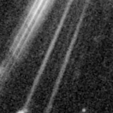 F150W image, 3.2 arcsec across, north up