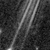 F200W image, 3.2 arcsec across, north up