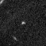 F115W image, 3.2 arcsec across, north up