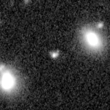 F150W image, 3.2 arcsec across, north up