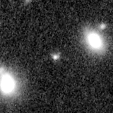 F200W image, 3.2 arcsec across, north up