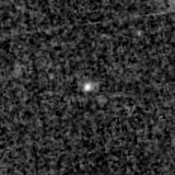F090W image, 3.2 arcsec across, north up