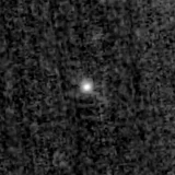 F150W image, 3.2 arcsec across, north up