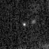F150W image, 3.2 arcsec across, north up