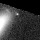 F200W image, 3.2 arcsec across, north up
