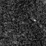 F115W image, 3.2 arcsec across, north up