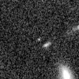 F150W image, 3.2 arcsec across, north up