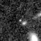 F277W image, 3.2 arcsec across, north up