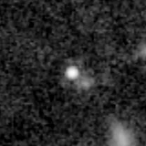 F444W image, 3.2 arcsec across, north up