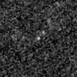 F200W image, 3.2 arcsec across, north up