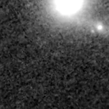 F115W image, 3.2 arcsec across, north up