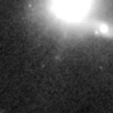 F150W image, 3.2 arcsec across, north up