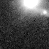 F200W image, 3.2 arcsec across, north up