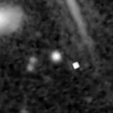 F277W image, 3.2 arcsec across, north up