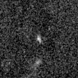 F150W image, 3.2 arcsec across, north up