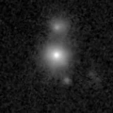 F200W image, 3.2 arcsec across, north up