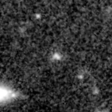 F150W image, 3.2 arcsec across, north up