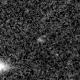 F200W image, 3.2 arcsec across, north up