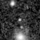 F356W image, 3.2 arcsec across, north up
