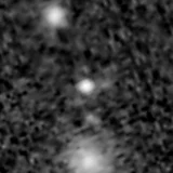 F444W image, 3.2 arcsec across, north up
