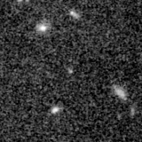 F150W image, 3.2 arcsec across, north up