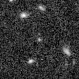 F200W image, 3.2 arcsec across, north up