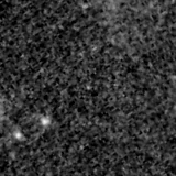 F115W image, 3.2 arcsec across, north up