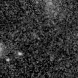 F200W image, 3.2 arcsec across, north up