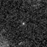 F090W image, 3.2 arcsec across, north up