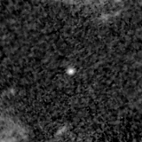 F115W image, 3.2 arcsec across, north up