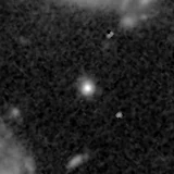 F150W image, 3.2 arcsec across, north up
