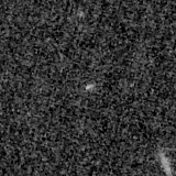 F150W image, 3.2 arcsec across, north up