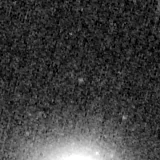 F115W image, 3.2 arcsec across, north up