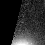 F200W image, 3.2 arcsec across, north up