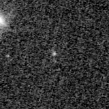 F200W image, 3.2 arcsec across, north up