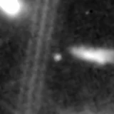 F277W image, 3.2 arcsec across, north up