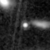 F444W image, 3.2 arcsec across, north up