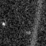 F090W image, 3.2 arcsec across, north up
