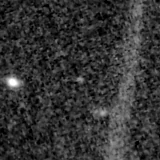 F115W image, 3.2 arcsec across, north up