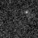 F090W image, 3.2 arcsec across, north up