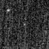 F200W image, 3.2 arcsec across, north up