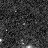 F115W image, 3.2 arcsec across, north up