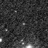 F150W image, 3.2 arcsec across, north up