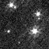 F115W image, 3.2 arcsec across, north up