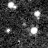 F277W image, 3.2 arcsec across, north up