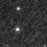 F150W image, 3.2 arcsec across, north up