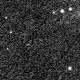 F115W image, 3.2 arcsec across, north up
