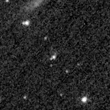 F115W image, 3.2 arcsec across, north up