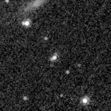F200W image, 3.2 arcsec across, north up